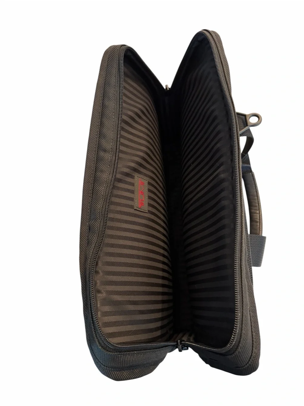 Tumi Alpha Ballistic NylonLaptop Briefcase Carry On With Strap Black